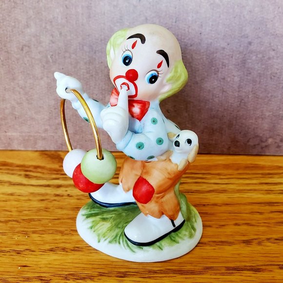 Cevik Clown Figurine USED ピエロ陶器人形置物 Cevik Clown Figurine USED ピエロ陶器人形置物 Cevik Clown